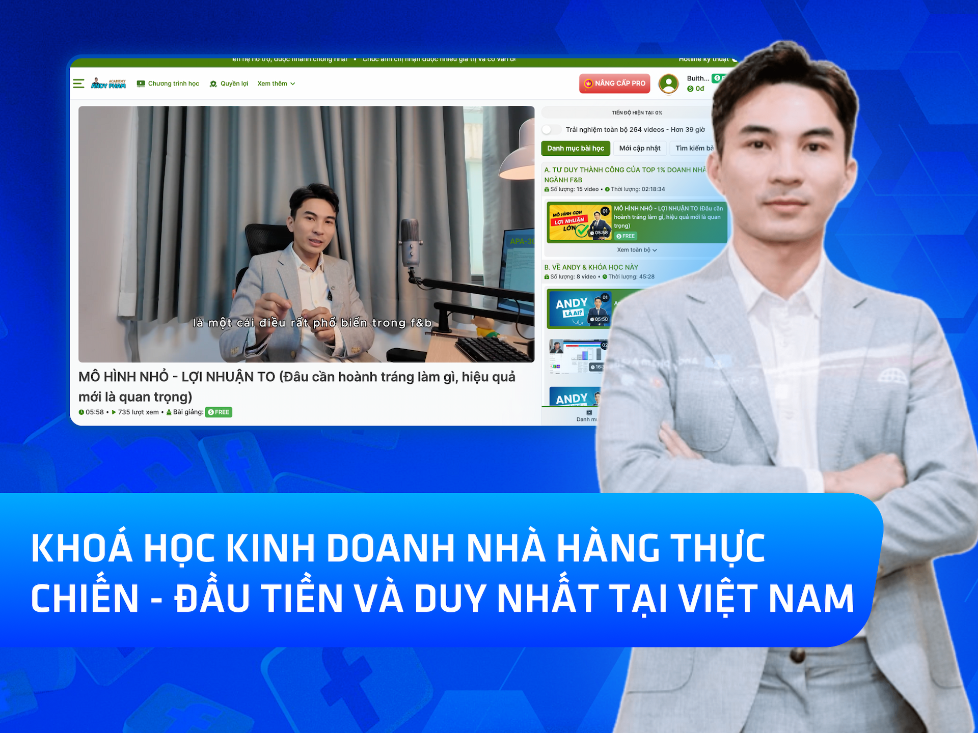 Hình khóa học Khóa học kinh doanh nhà hàng thực chiến - đầu tiên và trên MONA Academy
