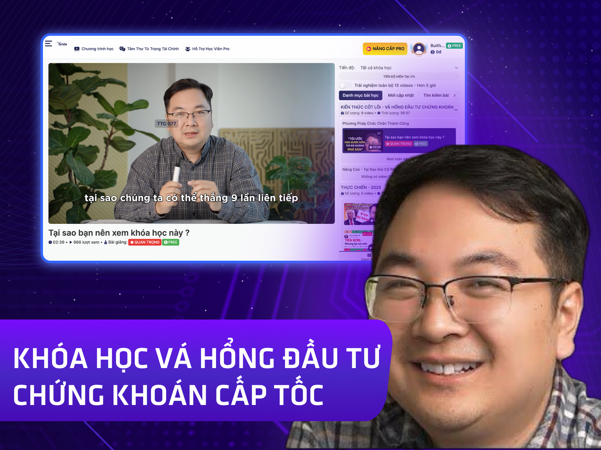Hình khóa học Khóa học vá hổng đầu tư chứng khoán cấp tốc trên MONA Academy