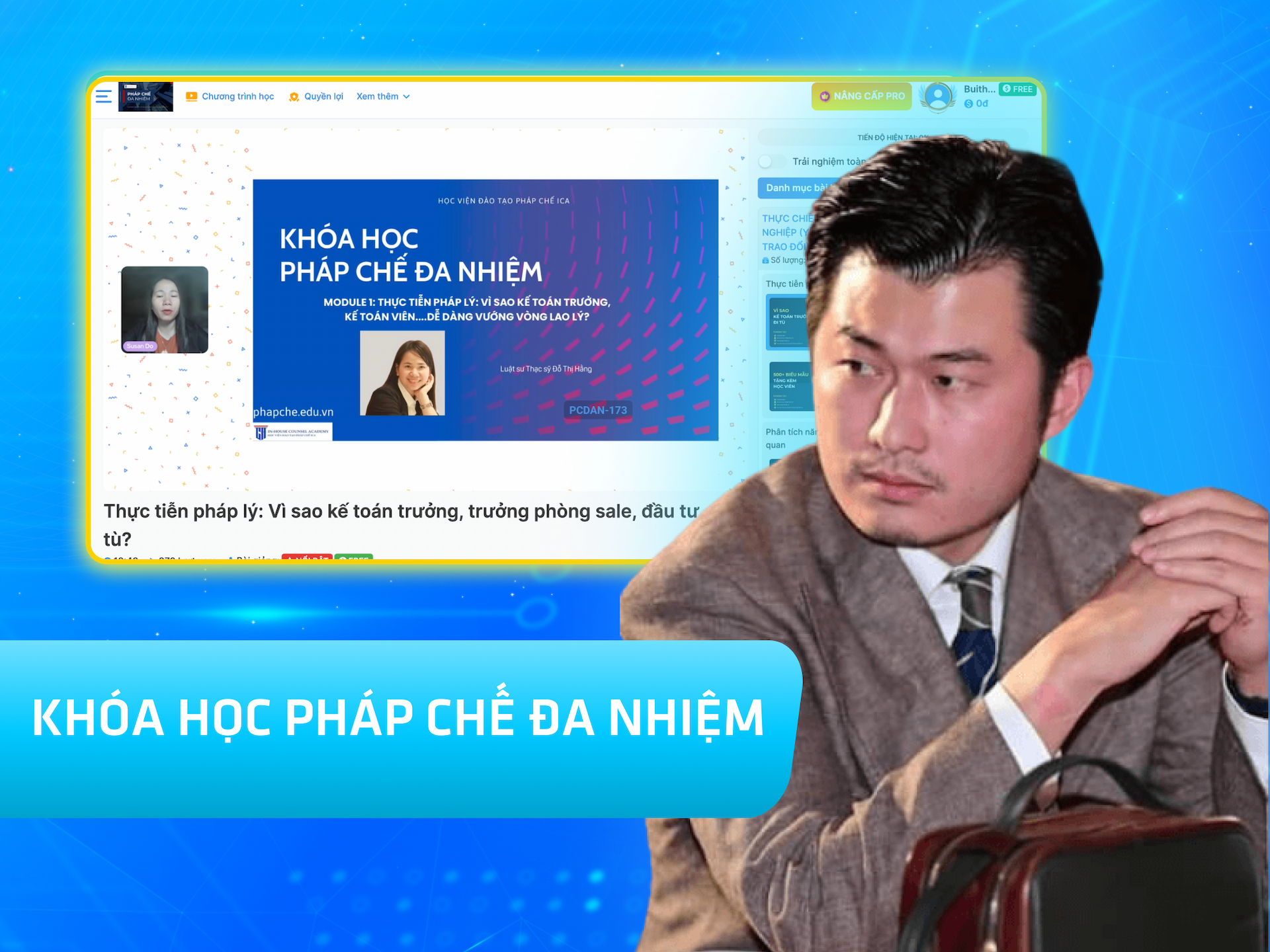 Hình khóa học Khóa học Pháp Chế Đa Nhiệm trên MONA Academy