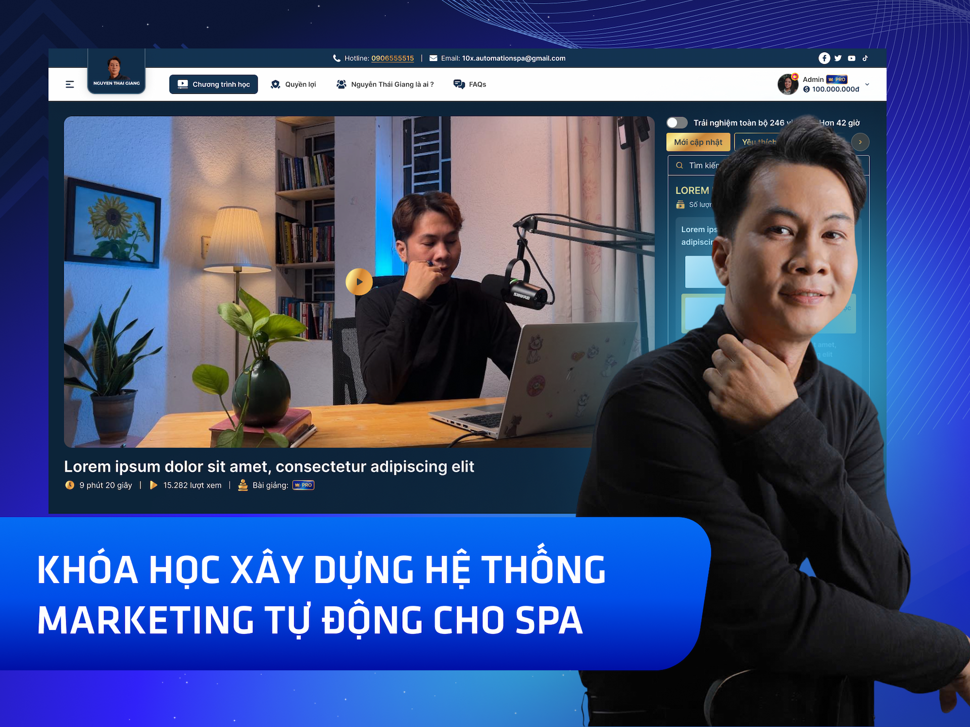 Hình khóa học Khóa học xây dựng hệ thống marketing tự động cho spa trên MONA Academy