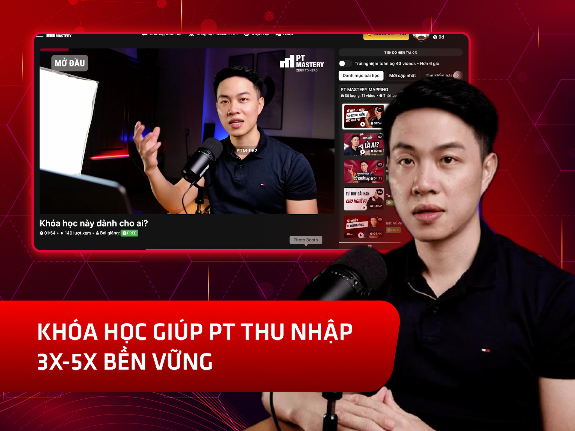 Hình khóa học Khóa học Giúp PT Thu Nhập 3x-5x Bền Vững trên MONA Academy