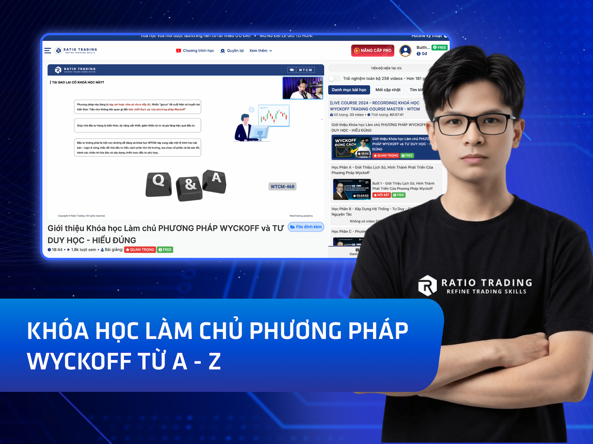Hình khóa học Khóa học Làm Chủ Phương Pháp Wyckoff Từ A - Z trên MONA Academy