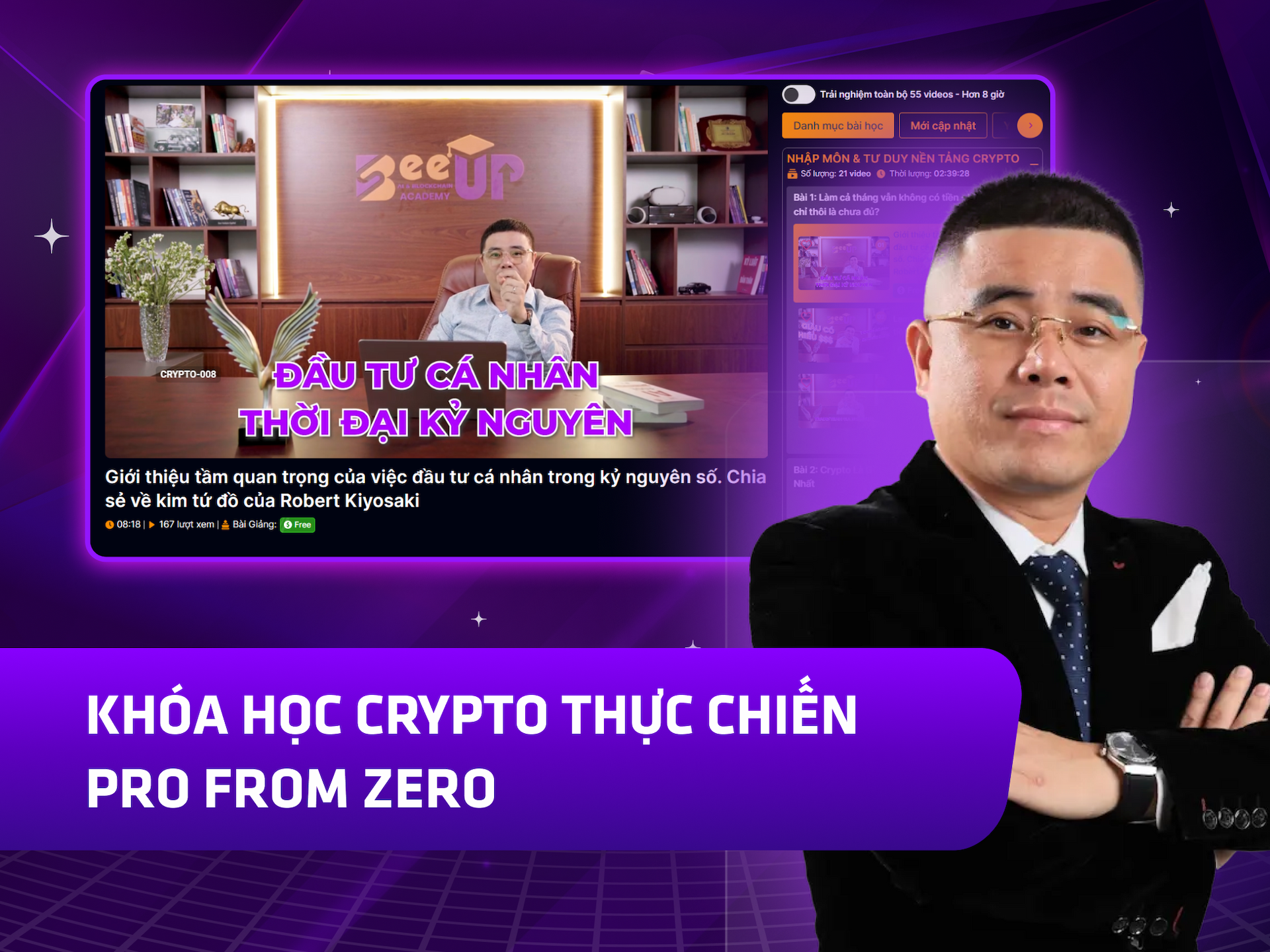 Hình khóa học Khóa học crypto thực chiến pro from zero trên MONA Academy