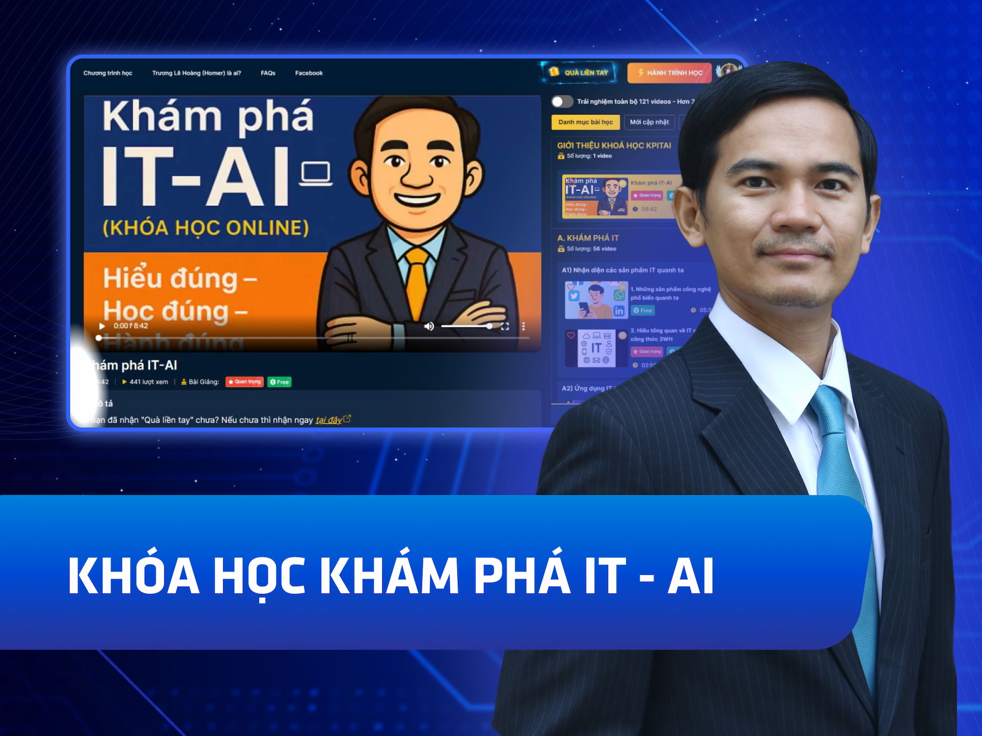 Website khoá học Hoa Homer Academy trên MONA eLearning