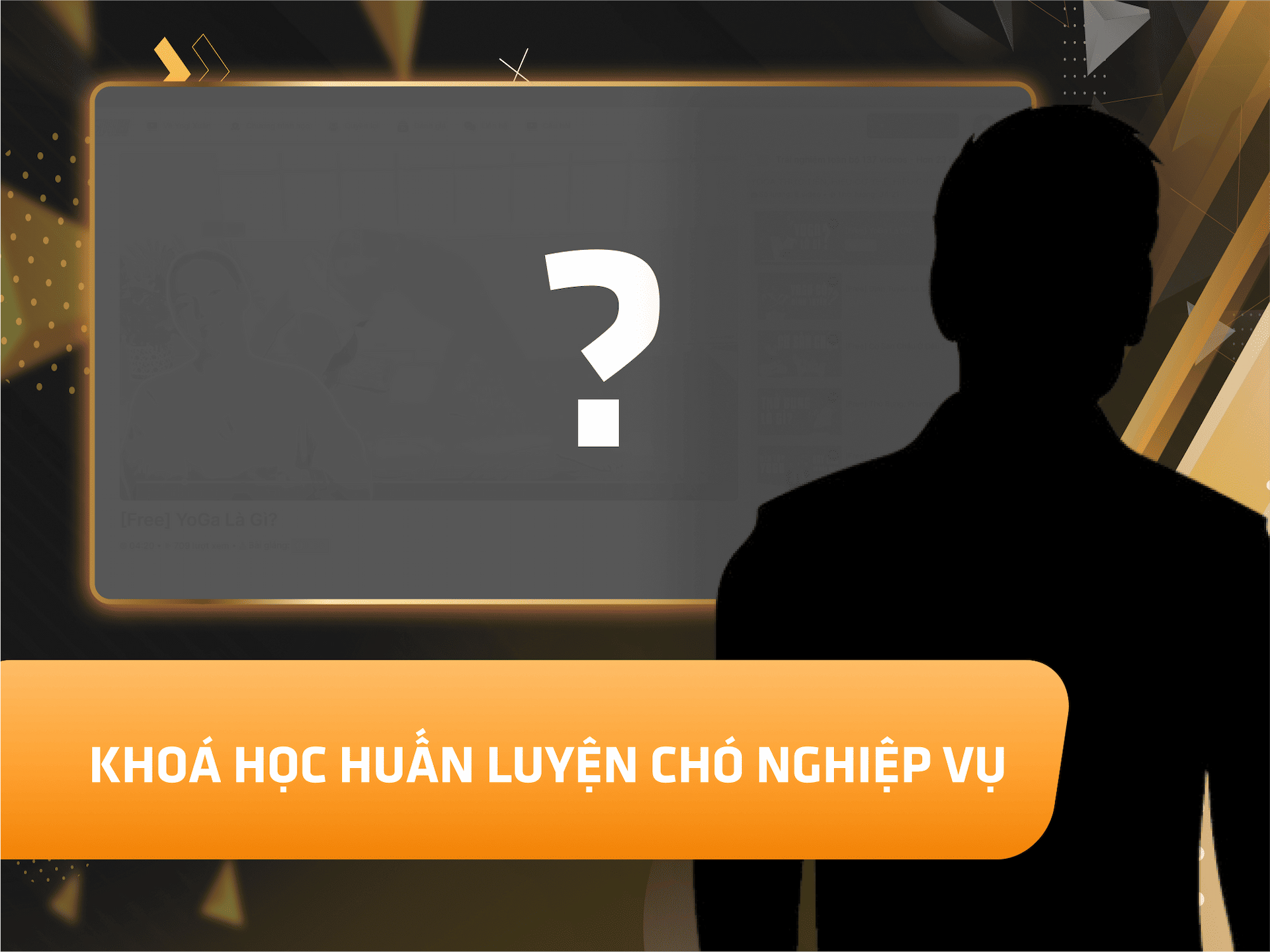Website khoá học Khoá học huấn luyện chó nghiệp vụ trên MONA eLearning