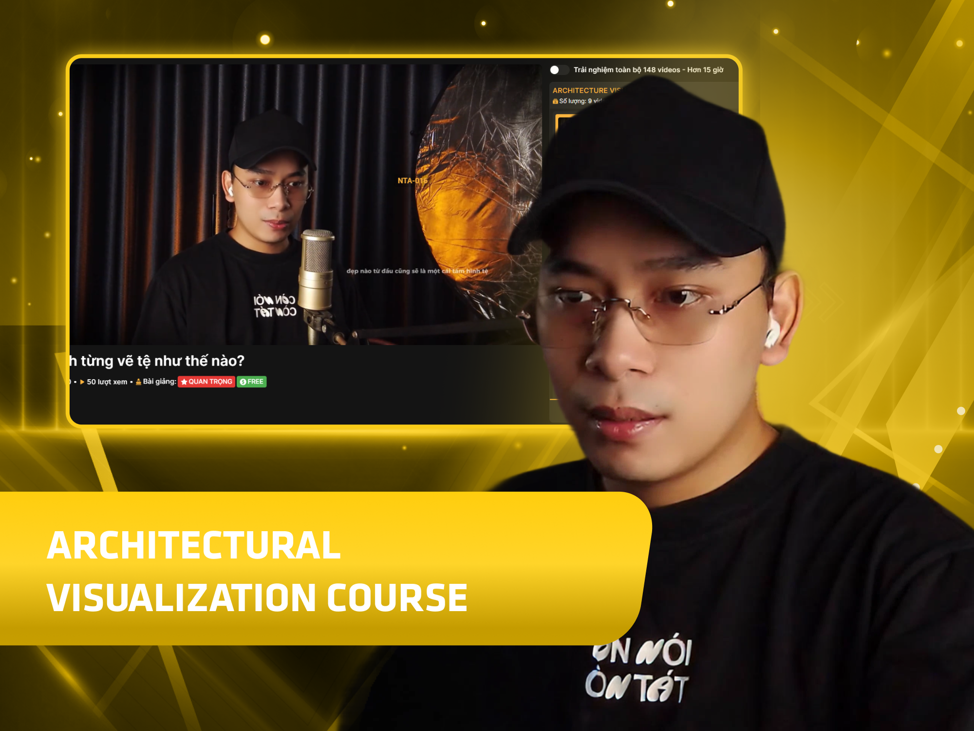 Website khoá học Ngô Tuấn Academy vận hành trên MONA eLearning