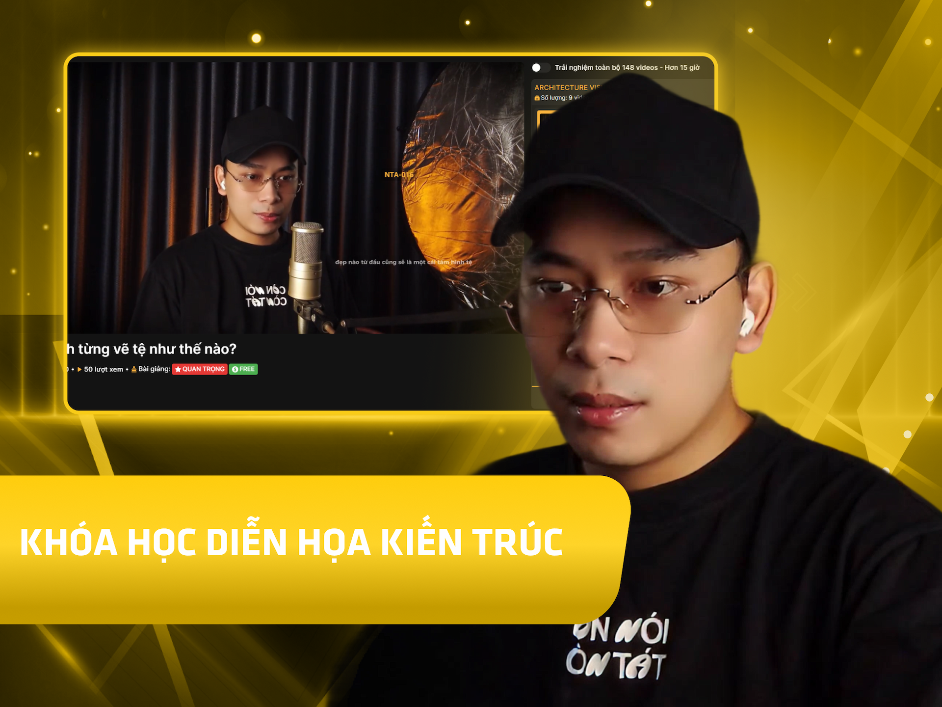 Website khoá học Ngô Tuấn Academy trên MONA eLearning